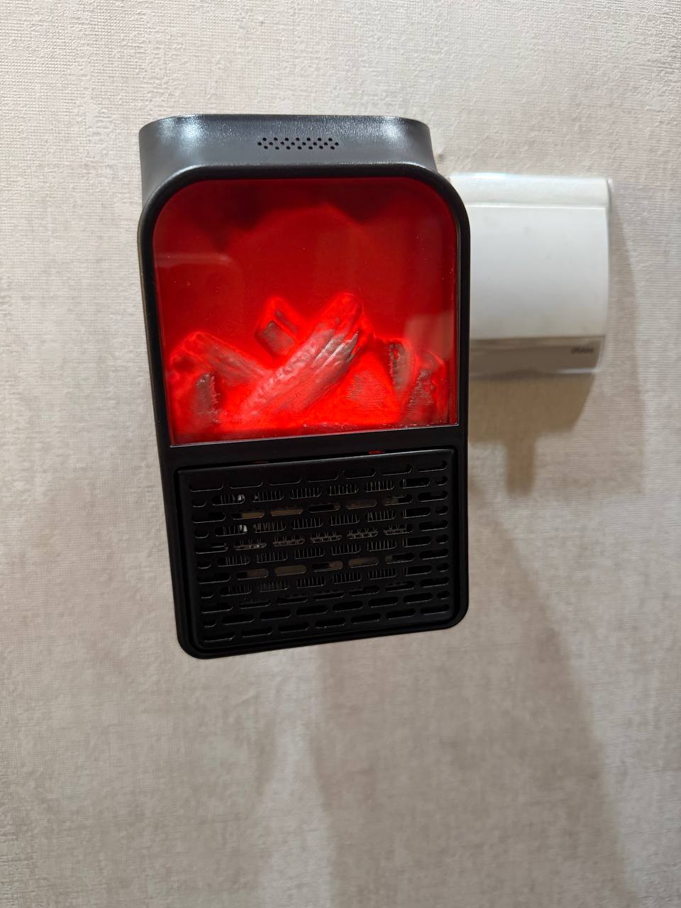 هیتر برقی پریزی Flame Heater 1000 وات طرح شومینه با ریموت کنترل - Image 5